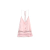 Suite Dreams Tasseled Silk Top, pink