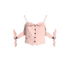 All Ready Suedette Top, Light Pink
